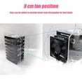 thumbnail image 3 of 3.5 Inch HDD Hard Drive Cage 8X3.5 Inch HDD Cage Rack DIY Hard Disk Case for BTC Mining Computer Storage Expansion, 3 of 6