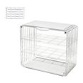 thumbnail image 1 of Vitrina de acrílico transparente CUTICAT 3 capas Blanco, 1 of 7
