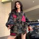thumbnail image 2 of Chaquetas para mujer, chaquetas de béisbol holgadas de camuflaje, chaquetas de retazos estilo Harajuku, cárdigans casuales, abrigos vintage de manga larga, blusas para mujer, 2 of 4