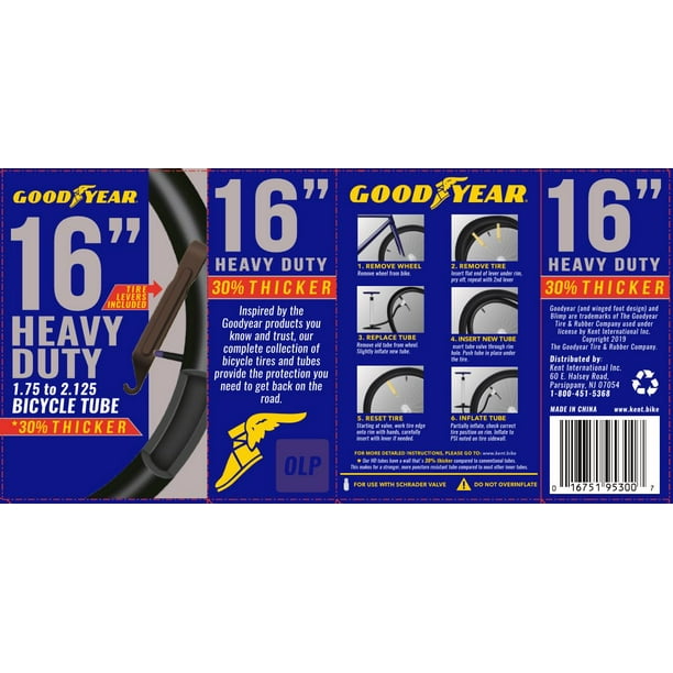 goodyear heavy duty bicycle tube