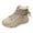 Khaki, variant on Women's Boots - Lined Thick High Top Versatile Warm Winter Footwear