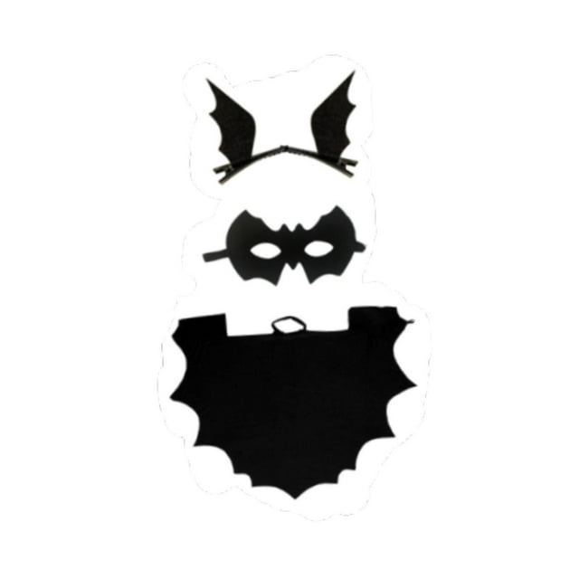 Disfraz de murciélago de Halloween para niños, ideal para cosplay, festivales, y juegos imaginativos.
