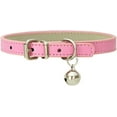 thumbnail image 6 of Dog Collar with Bell,Soft Pu Leather Dog Collar with Bell Adjustable Buckle for XXS Extra Small Medium Tiny Male Boys Pets Puppy Kitten Chihuahua, 6 of 6
