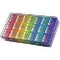 thumbnail image 1 of Weekly Pill Organizer 3 Times A Day, Pill Holder Box 7 Day, Daily Pill Organizer Case For Vitamins/fish Oils/supplements, 1 of 3