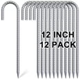 thumbnail image 1 of Estacas para Tienda OK5STAR de Varilla de 30 cm Paquete de 12 Galvanizadas de Alta Resistencia, 1 of 7
