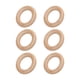 thumbnail image 4 of 30 anillos de madera de haya resistente sin terminar finamente pulidos, anillos de macramé de fácil coloración para decoración artesanal DIY, 4cm/1,6 pulgadas, 4 of 5