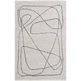 thumbnail image 3 of Hauteloom Chynna Living Room, Bedroom Patio Outdoor Area Rug - Contemporary - Ivory, Charcoal, Taupe - 2' x 3', 3 of 3