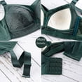 thumbnail image 5 of Ropa interior de mujer para pechos grandes delgados y pequeños sin anillo de acero, colección de pechos antiflacidez, sujetador de copa completa de talla grande para mujer, 5 of 5