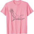 thumbnail image 1 of Cool Flying White Asian Openbill Stork Migratory Bird Animal T-Shirt, 1 of 1