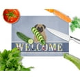 thumbnail image 2 of Caroline's Treasures Pug Brown Welcome Glass Cutting Board Large, 2 of 2