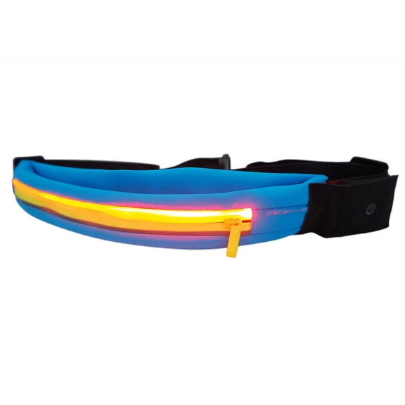 Bolan Light Up Exercise Runners Belt with Expandable Storage Pocket/Waterproof