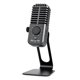 thumbnail image 2 of Micrófono Multipatrón con Interfaz de Audio Integrada iRig Stream Mic USB IK MULTIMEDIA plateado 15.4x26.7x11.6, 2 of 3