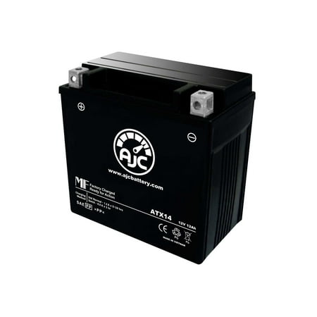 Honda Vtx1300c Backrest (Honda VTX1300C R S Retro 1300CC Motorcycle Replacement Battery (2003-2012) This is an AJC Brand)