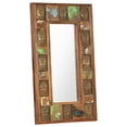 thumbnail image 5 of vidaXL Decorative Mirror Wall Mirror with Buddha Cladding Solid Reclaimed Wood, 5 of 36