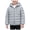 Grey, variant on Kids Packable Hooded Puffer Jacket Multi-Pocket Zip-Up Winter Coat Size 13-14 (Navy,13-14 Years)