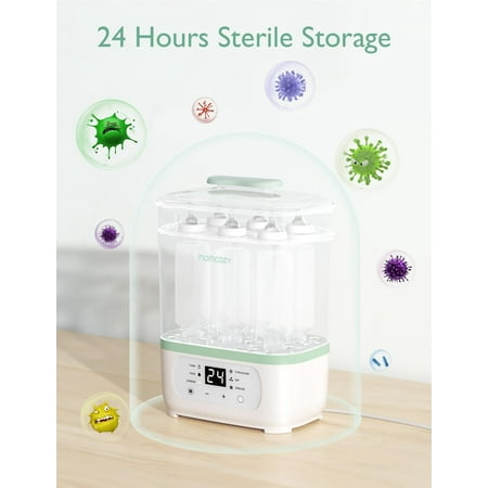 Momcozy Bottle Sterilizer and Dryer, 8-in-1 Electric Steam Baby Bottle Sterilizer for Baby Bottles