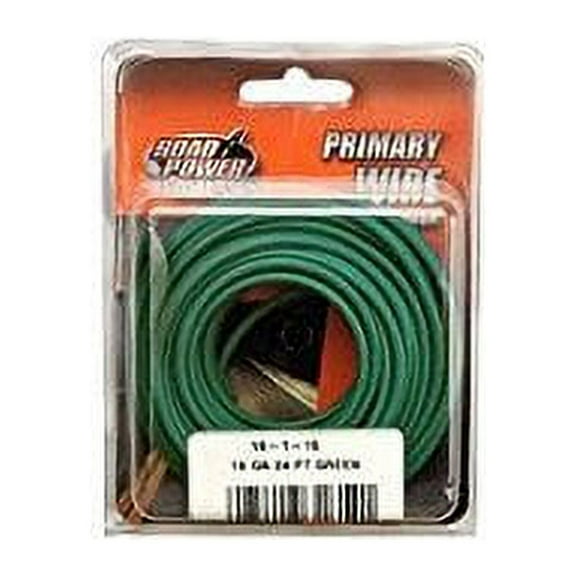 Coleman Cable 24 ft. 16 Ga. Primary Wire Green