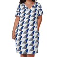 thumbnail image 2 of United Airlines-vestido holgado con bolsillo para mujer elegante vestido de novia para invitados vestidos de cóctel para playa, 2 of 6