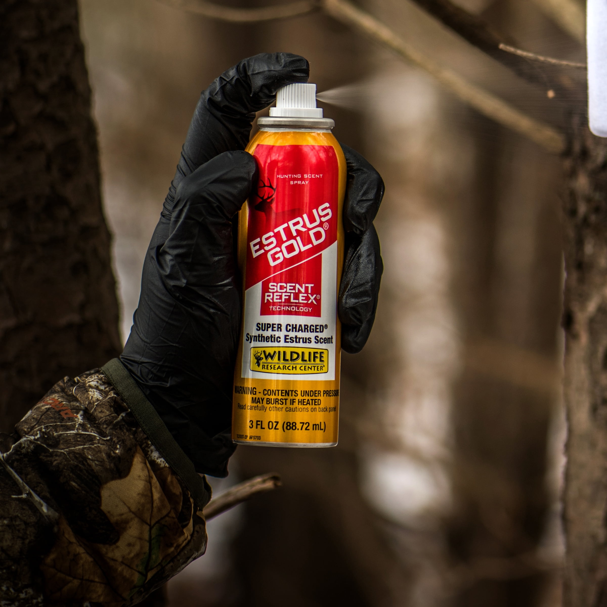 Wildlife Research Center, Estrus Gold 3 oz Synthetic Doe Estrus Hunting Scent Spray