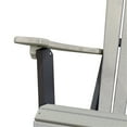 thumbnail image 3 of OS Home and Office Furniture Resin Folding Adirondack Chair in Light Gray/Black, 3 of 5