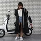 thumbnail image 3 of Poncho impermeable de moda EVA con ala doble larga combinada, mochila tres en uno, impermeable para caminar, 3 of 6