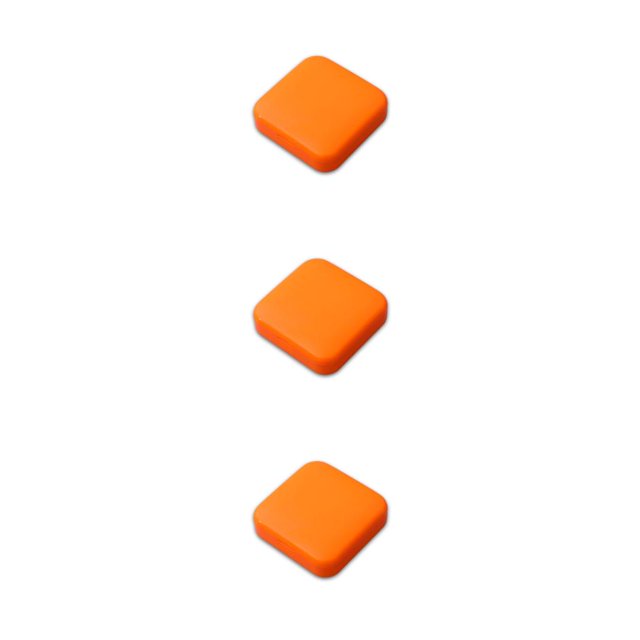 Langgg Mini Étui à Pilules 2 Compartiments Boîte de Rangement Vide Anti-Poussière Conteneurs Portables Accessoires Distributeur Sac à Main Orange 3ensemble
