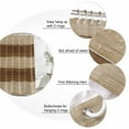 thumbnail image 6 of Brown Wood Grain Waterproof Fabric Shower Curtain,Ombre Rustic Retro Wooden Plank Waterproof Fabric Shower Curtain for Bathroom Curtains Bathtubs Hotel Shower Curtains with 12 Hooks Small 36x72in, 6 of 8