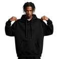 thumbnail image 2 of Nestiefly Mens Cotton Hooded Fashion Long Sleeve Hoodies Casual Drawstring with Pockets Pullover Sweatshirt for Men 2026 Black S, 2 of 7