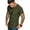 Army Green, variant on Men's Gym Shirts Workout Muscle Tee Short Sleeve Hipster Hip Hop T Shirts
