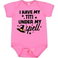 thumbnail image 3 of Inktastic I Have My Titi Under My Spell with Cute Witch Hat Boys or Girls Baby Bodysuit, 3 of 5