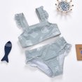 thumbnail image 3 of LSLJS Toddler Baby Girls Summer Sleeveless Color Printed Split Swimsuit, Baby Swimwear, 3 of 8