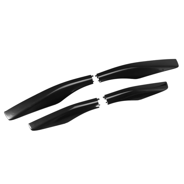 Unique Bargains 4 Pcs Bouchon de Rail Latéral de Porte-Bagages Compatible pour Lexus RX350 RX400h RX330 2003-2009 Noir