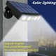 thumbnail image 2 of Apliques solares LED para pared para exteriores, material duradero para iluminación de bajo consumo, resistente al agua IP65, luz solar de instalación flexible para pasillos exteriores y puertas de, 2 of 5