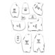 thumbnail image 4 of Memory Bear Template Ruler Set, 10 PCS Memory Bear Template Ruler Set Suitable for 10-Inch Bear Template, 4 of 5