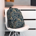 thumbnail image 3 of Lukts Indian Paisley 2 Pattern 15 Inch Student Backpack, Waterproof Laptop Backpack with Adjustable Shoulder Straps, Lightweight Travel, Campus Backpack, Unisex, 3 of 6