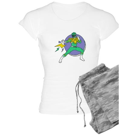 

CafePress - Green Ranger Lightning Bolts - Women s Light Pajamas