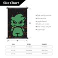thumbnail image 3 of Oogie Boogie Poster Hanger Plastic Shaft Hanging Poster Wall Art Prints Canvas Decoration Artwork Gifts For Home Living Room Bedroom 16"X24", 3 of 7