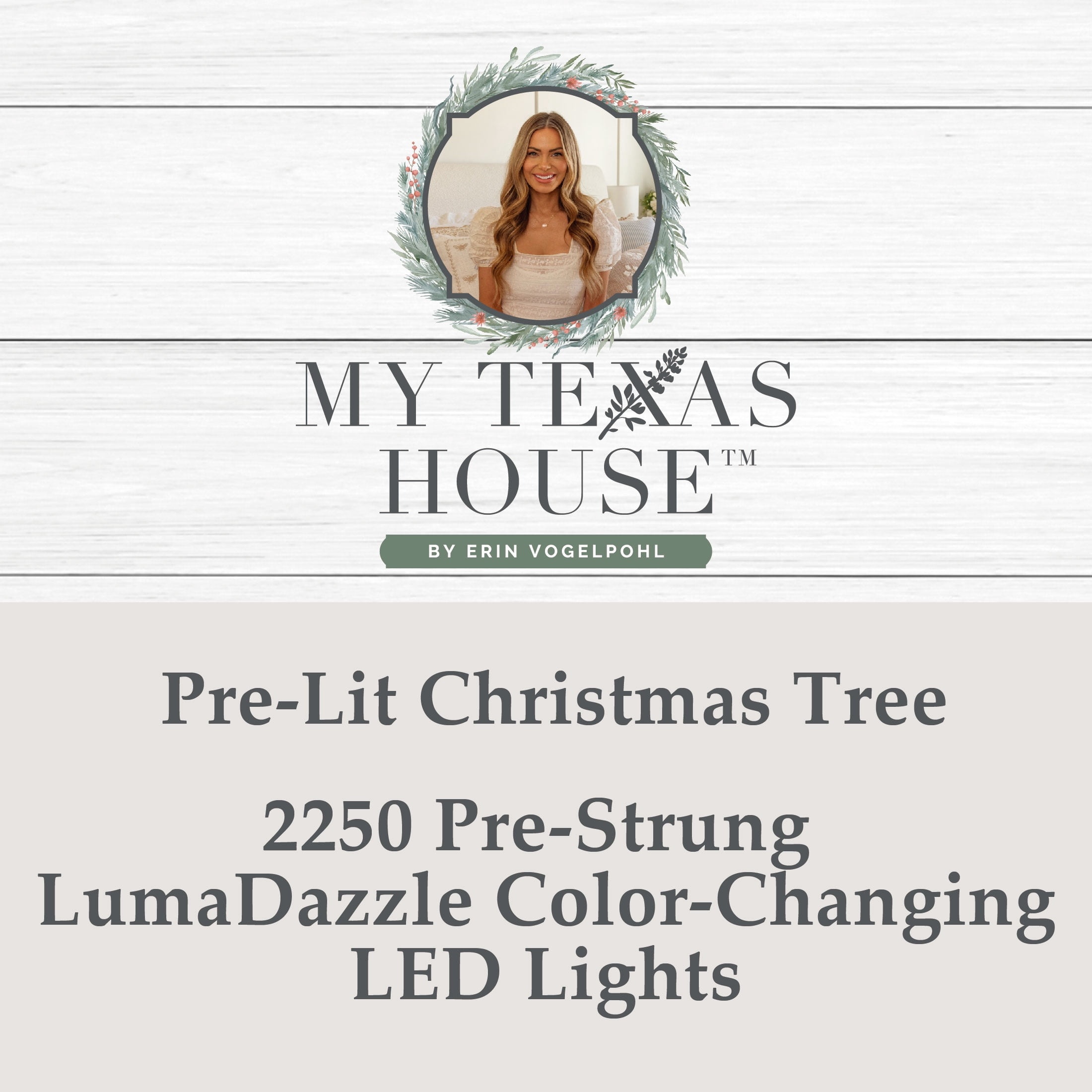 My Texas House 7.5' Grand Spruce Pre-Lit Artificial Tree photo 5