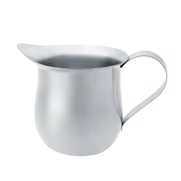 Aigid Pichet à mousser à lait - 60 ml/90 ml/150 ml/240 ml Pichet en acier inoxydable pour lait Pichet à lait et tasse d'art Décoratif latte pour faire du café cappuccino (240 ml)