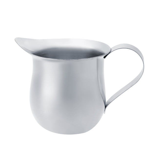 Jarra para espumar leche Jarra de acero inoxidable para espumar café, crema y espresso (90 ml)