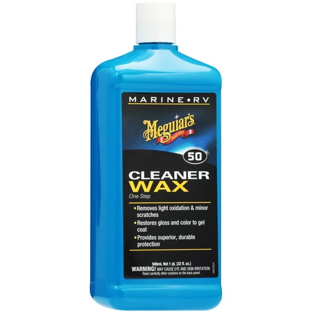 Meguiars M5032 Marine/RV One Step Cleaner Wax, 32 fl oz