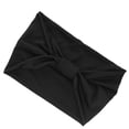 thumbnail image 2 of Diadema elástica antideslizante con nudo cruzado de tela, accesorios para banda para el cabello para mujer (negro), 2 of 14