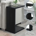 thumbnail image 4 of Convenience Concepts Northfield Admiral C Table d'Appoint, Fini Bois Noir, 4 of 8