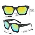 thumbnail image 2 of Dasein Rectangular Polarized Sunglasses Trendy Sunglasses, 2 of 4