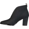 thumbnail image 3 of Journee Collection Womens Bellamy Booties, Black, Size 11.0, 3 of 6