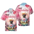 thumbnail image 3 of Hello Valentine’s Day Mastiff Flower Crown Romantic Pink Floral Hawaiian Shirt Breathable Summer Unisex Merch Mastiffs Dog Lover Gifts Idea - 00031, 3 of 6