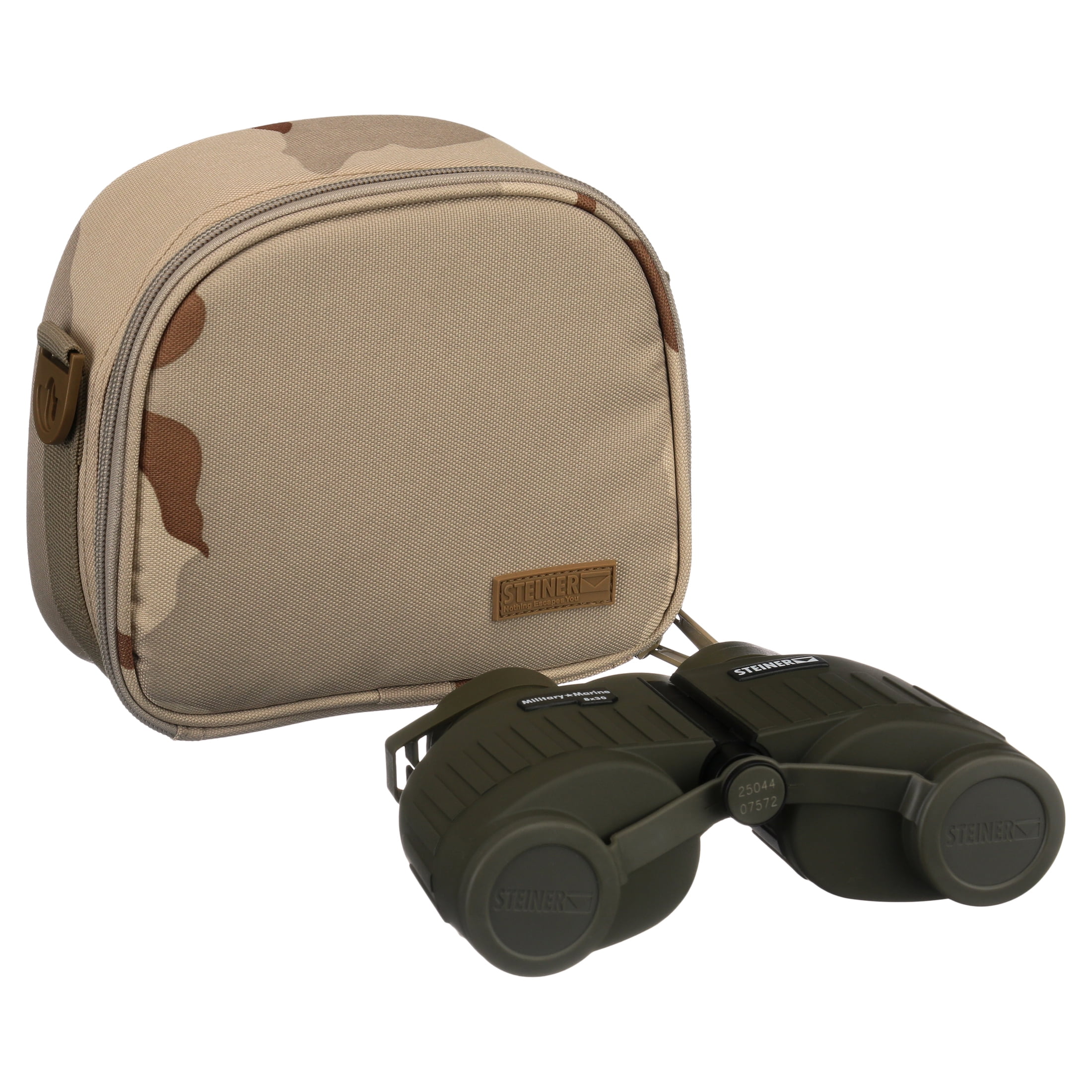 Steiner Military-Marine Series Binoculars, Lightweight Tactical Precision Optics for Any Situation, Waterproof, Green, 8x30