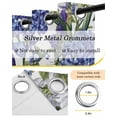 thumbnail image 5 of Spring Flowers Blackout Curtains 96 Inch Length 2 Panels Set, Purple Hydrangea Orchid Floral Country Full Shading Curtains for Windows, Blackout Curtains for Bedroom Living Room 52"x96", 5 of 8