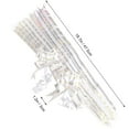thumbnail image 3 of CIMAXIC 20PCS Golden Side Design Pull Bows Gift Knot Ribbons String Bows for Wedding Gift Wrapping Car Decoration (White),19.69"X1.18"X0.04", 3 of 5