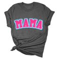 thumbnail image 5 of YDLCAFD T-Shirts pour Femmes Décontractés Graphiques Mode Féminine Col Rond Imprimés T-Shirts Été Manches Courtes Décontractés Amples, 5 of 5